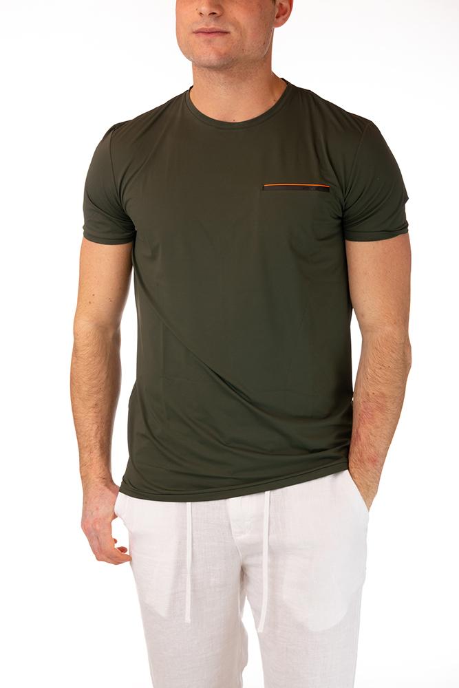MAGLIA T-SHIRT UOMO VERDE 24213 20 RRD